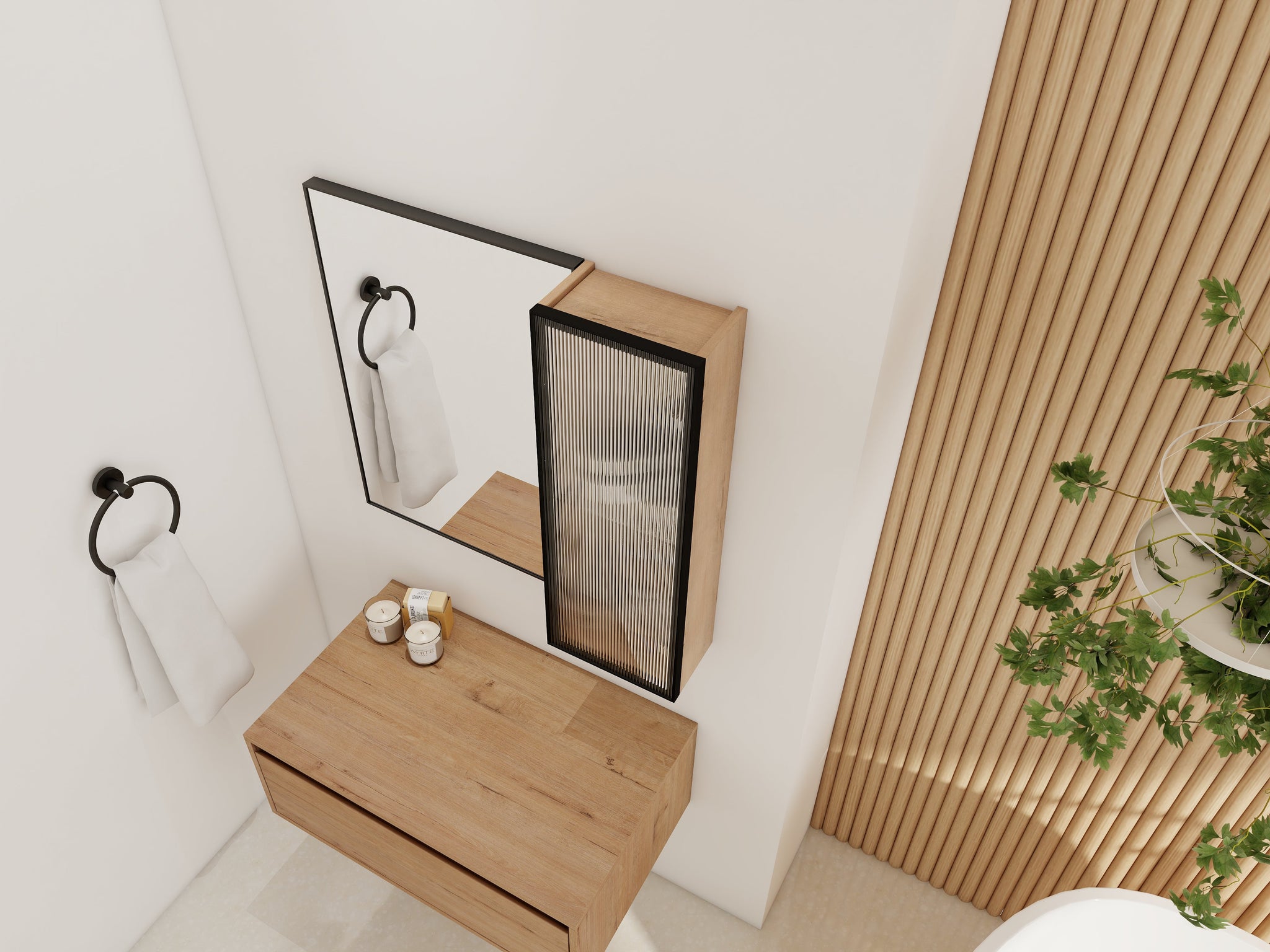 10'' Bathroom Wall Mirror Cabinet with Acrylic Door by HouseOfZazla