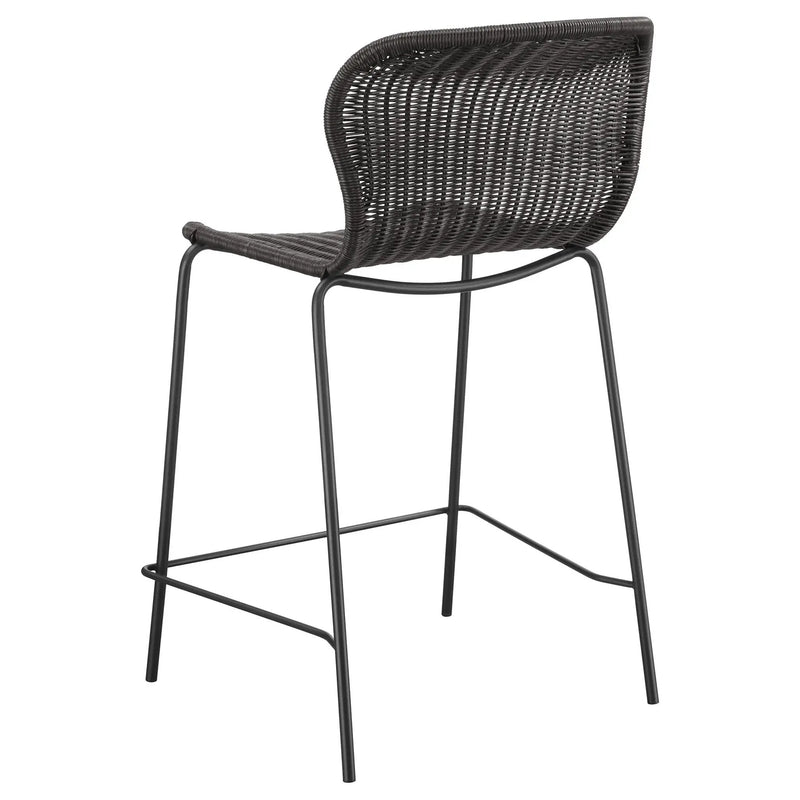 Mckinley - Counter Chair (Set of 2) Seat - Brown by HouseOfZazla