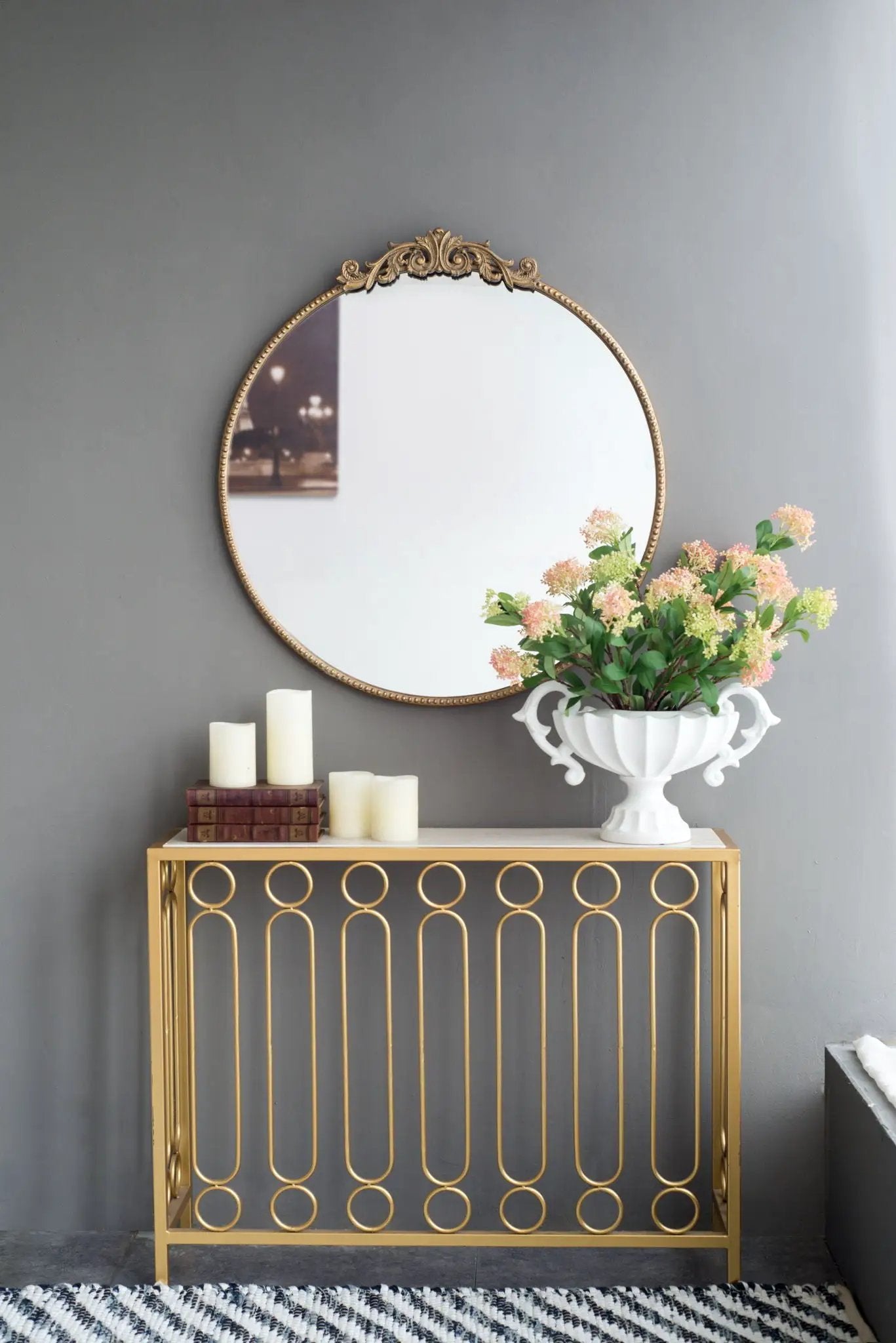 Classic Design Mirror With Baroque Inspired Frame by HouseOfZazla
