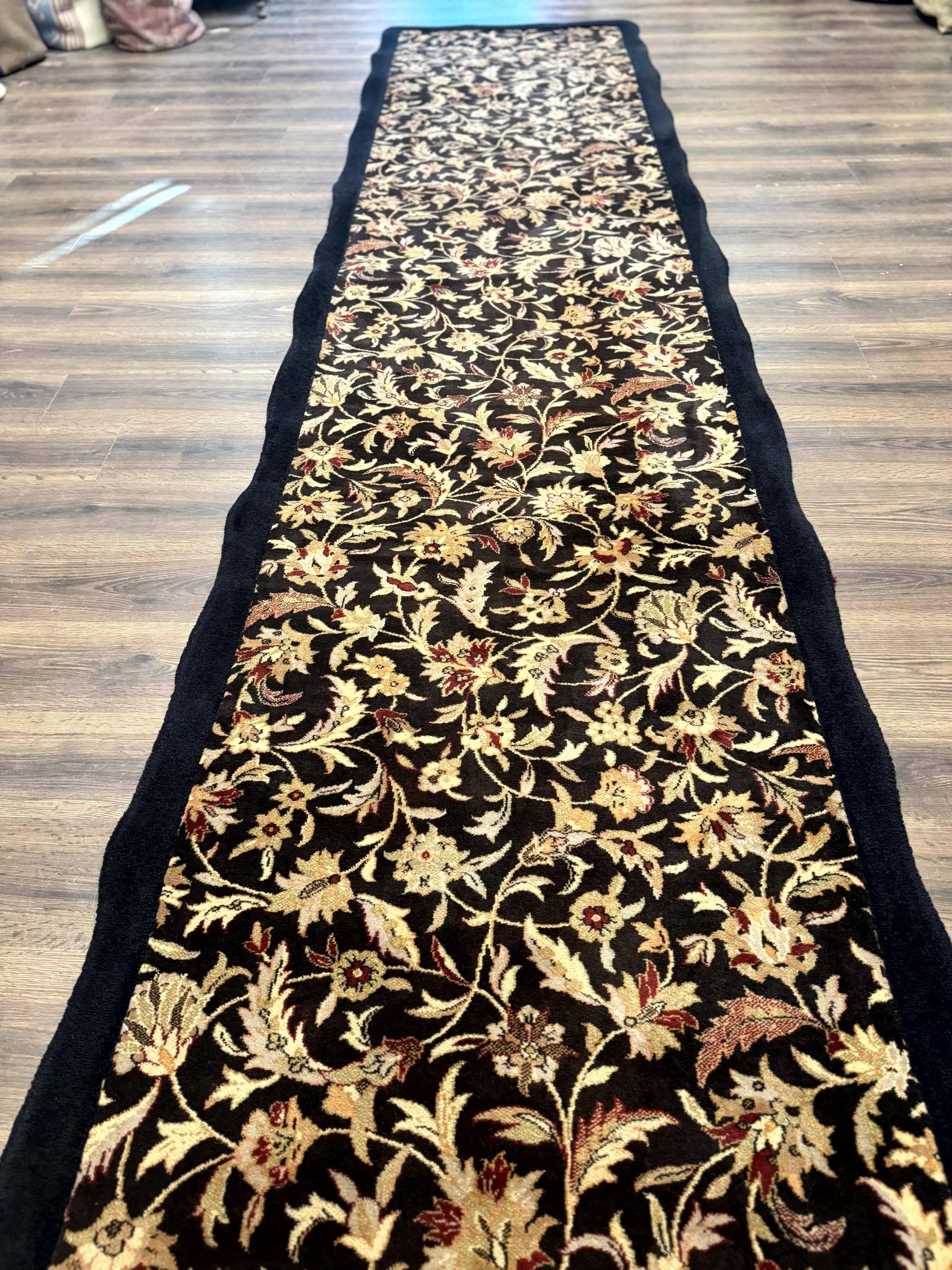 Floral Runner Rug 3.6 x 17 by Jewel Rugs