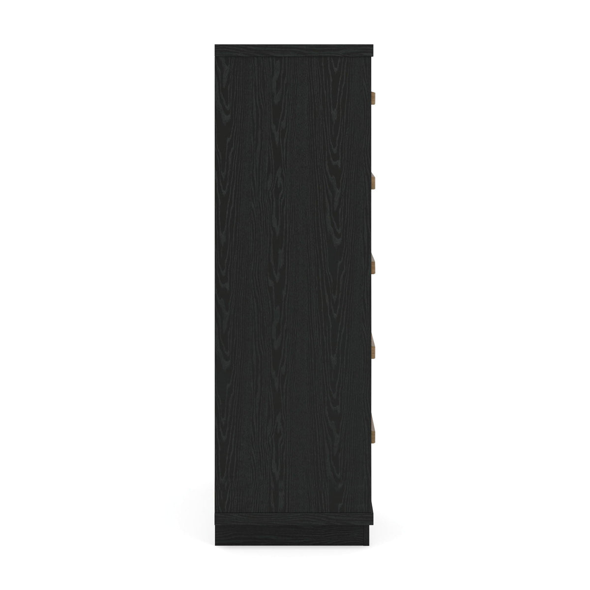 Kozmour - Five Drawer Chest - Black / Brown, photo 7 of 7