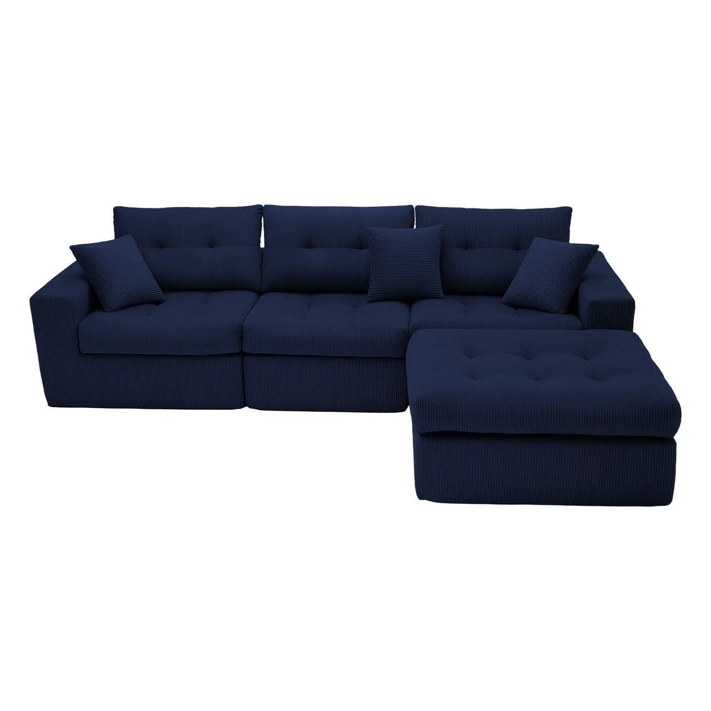 Corner Chaise L-Shaped Sectional Sofa Bed by HouseOfZazla