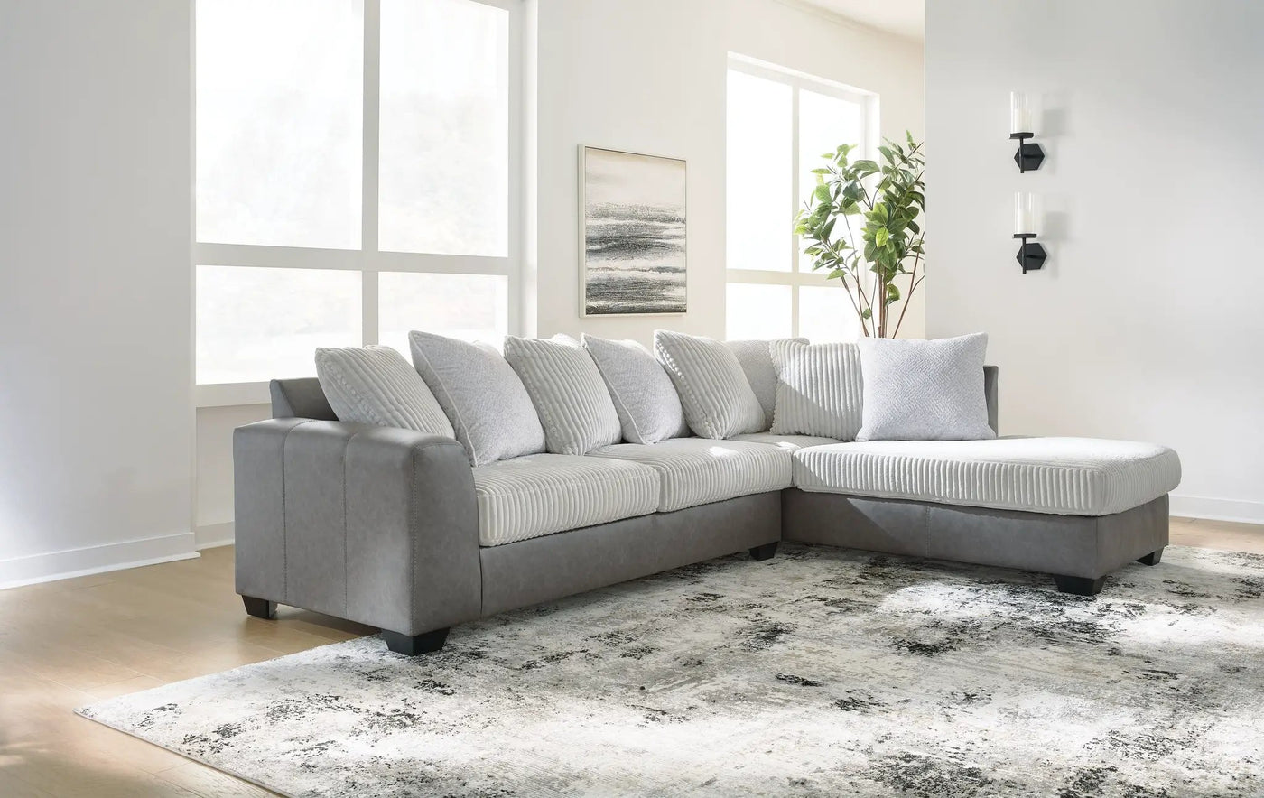 Clairette Court - Sectional by Unique Piece Furniture