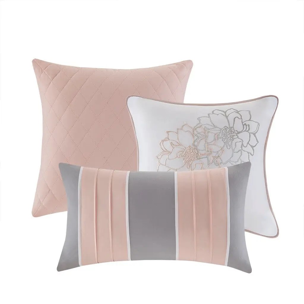 Madison Park Floral Cotton Sateen Comforter Ensemble by HouseOfZazla