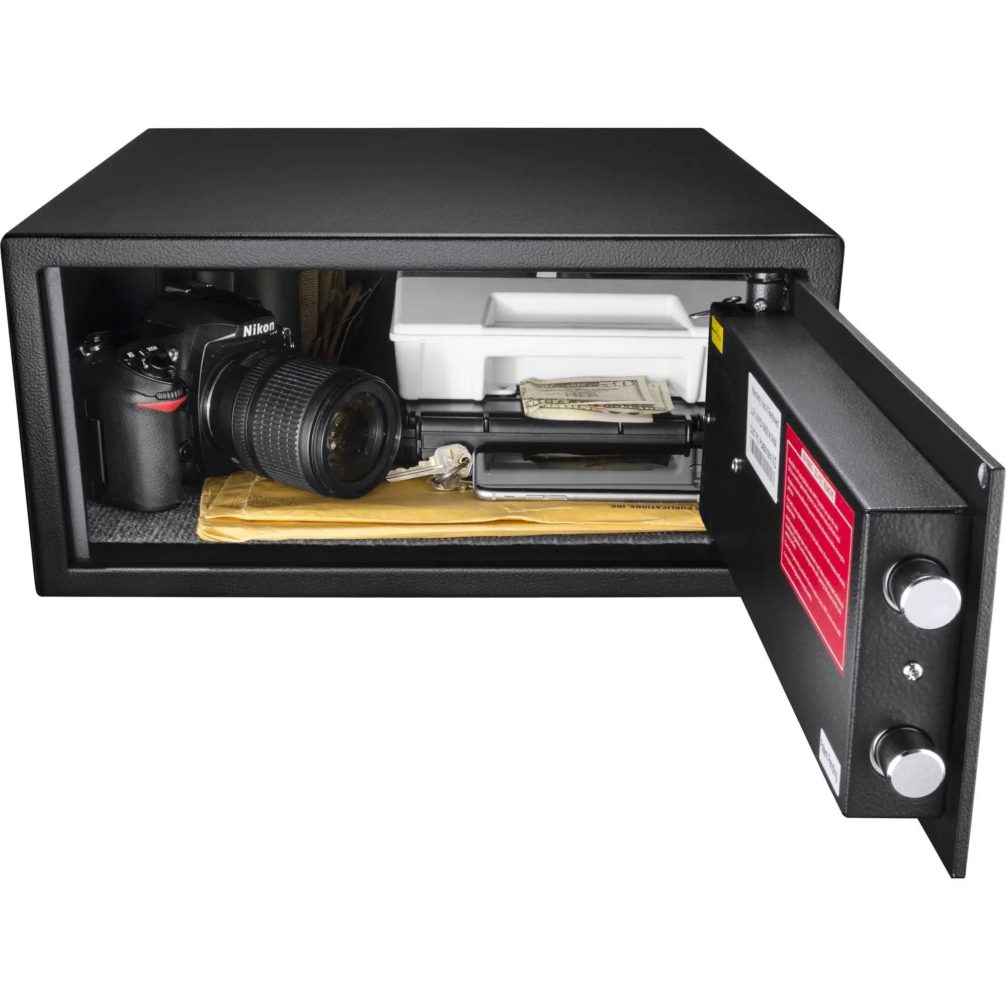 0 79 Cu Ft Biometric Security Safe - Black by HouseOfZazla