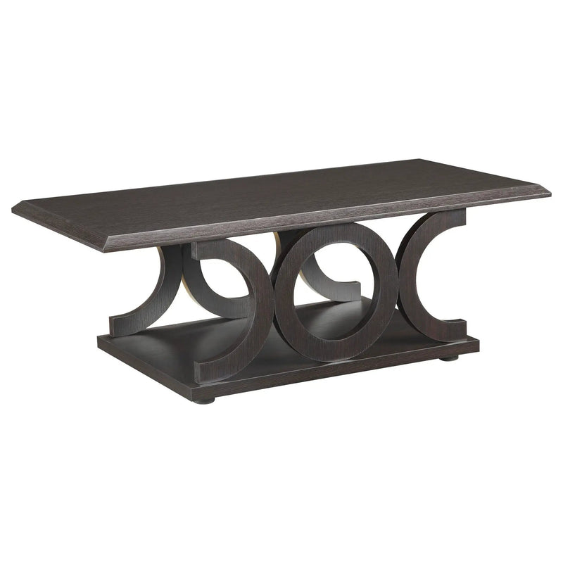 Monticello - 2 Piece Coffee And End Table Set - Cappuccino