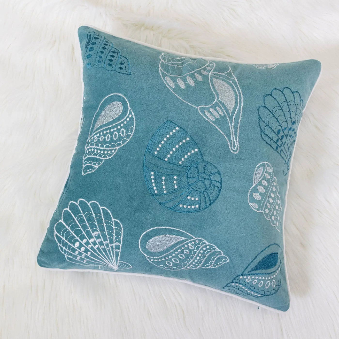 Seashells Pillow Cover by HouseOfZazla