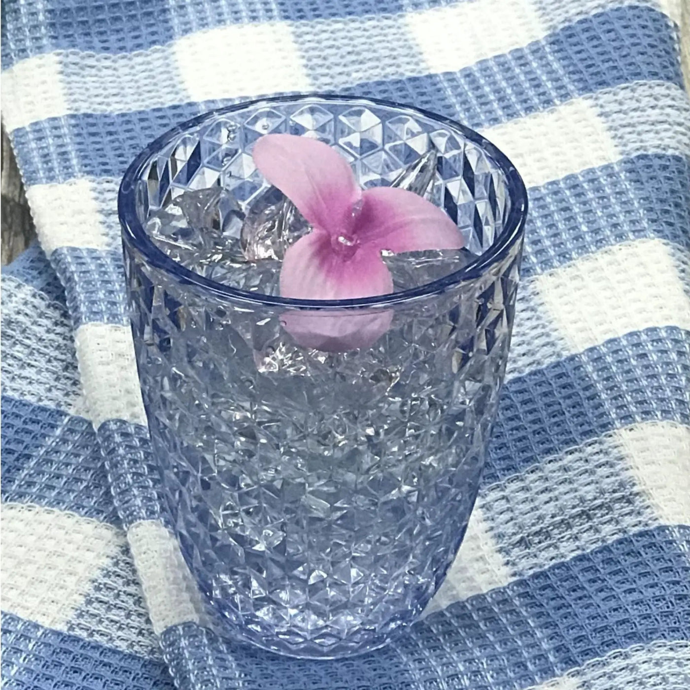 Leading Ware Diamond Cut Acrylic Glasses Drinking (Set of 4) by HouseOfZazla