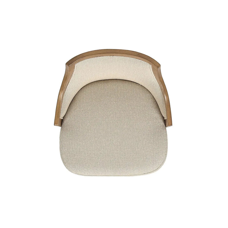 Bahama - Cane High Back Swivel Counter Stool With Recessed Arms Textured Weave - Taupe Beige by Unique Piece Furniture