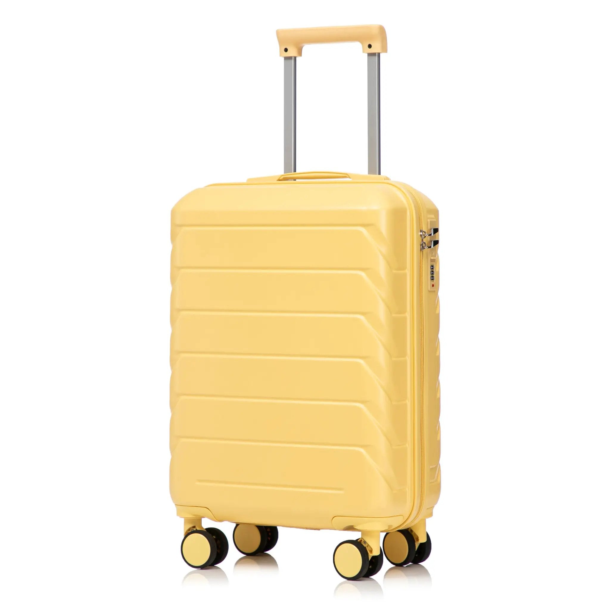 14'/20' 2-Piece ABS Spinner Wheel Luggage Set with Combination Lock by HouseOfZazla