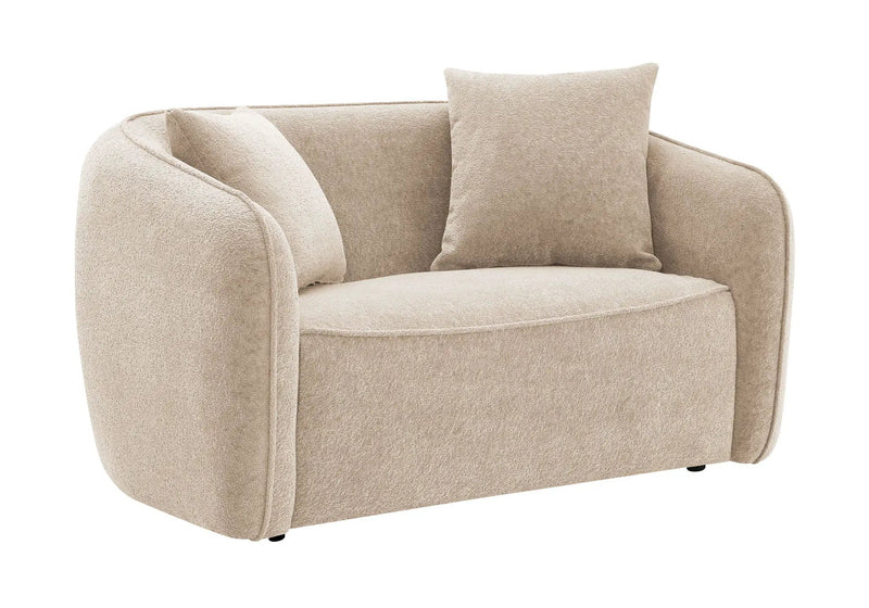Keith - Loveseat With 2 Matching Color Toss Pillows by Unique Piece Furniture