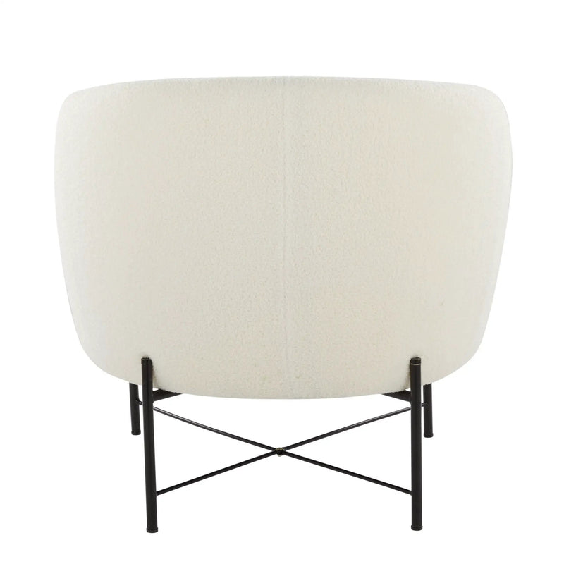Chloe - Contemporary Chair - Black / White by HouseOfZazla