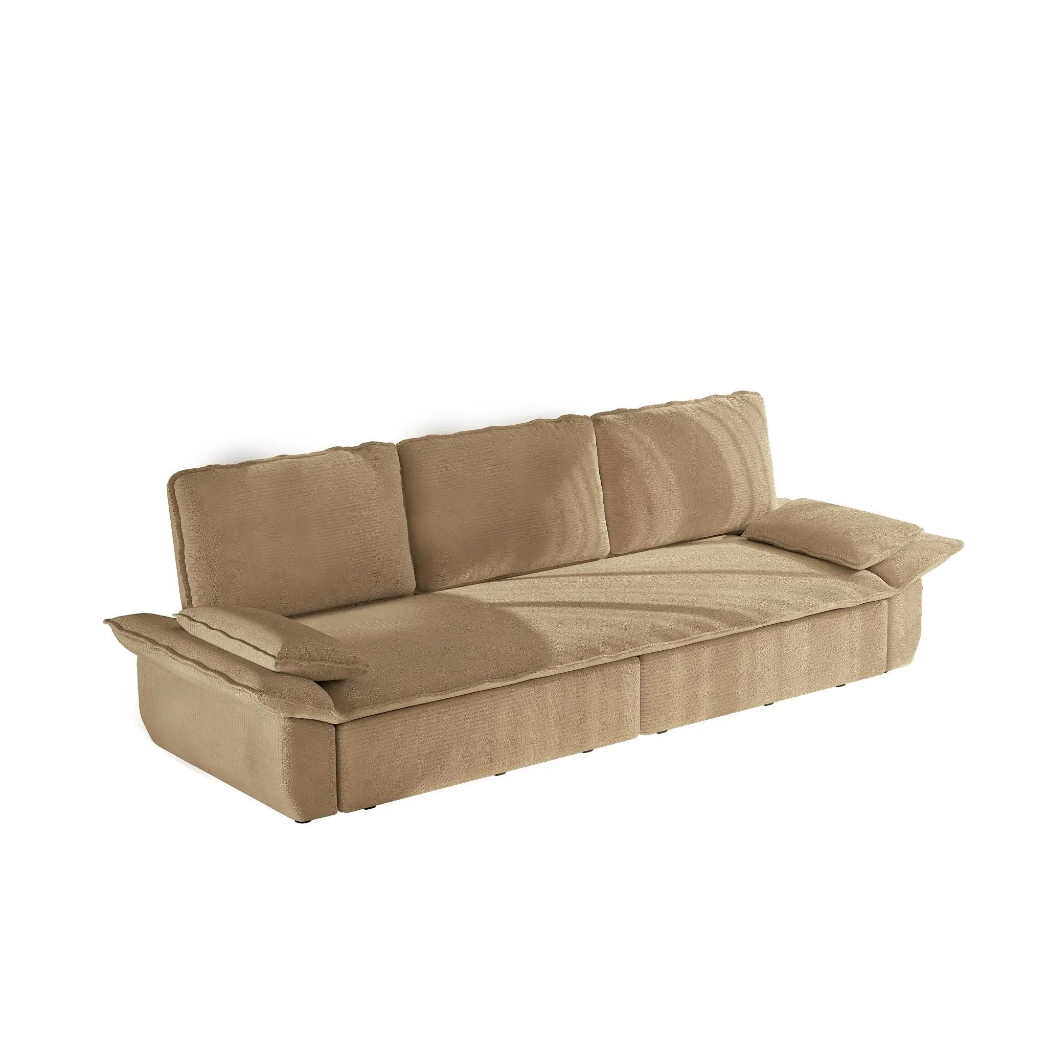 King Size Pull Out Sofa Bed, 3 In 1 Convertible Multifunctional by HouseOfZazla