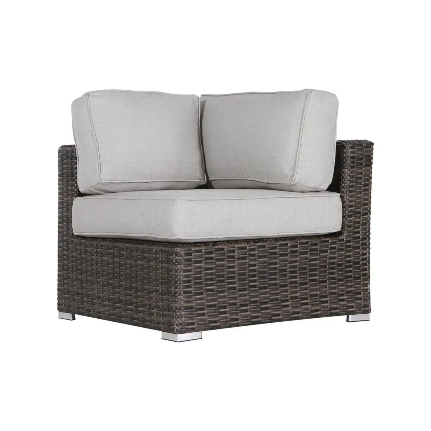 Wicker Outdoor Lounge Set With Cushions And Fire Pit by HouseOfZazla