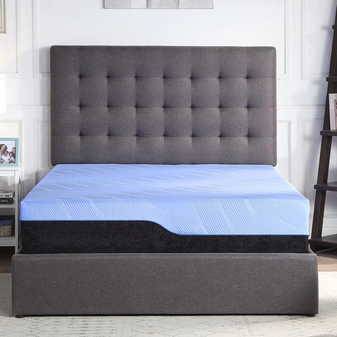 12" Refresh Hybrid Cooling GelCare Memory Foam And Coil Mattress by HouseOfZazla