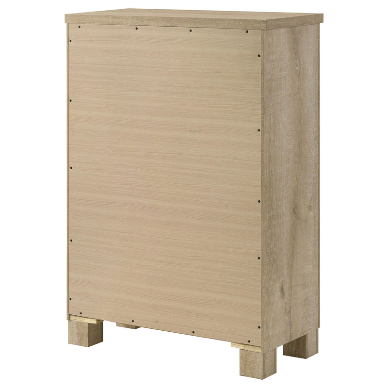 Sansome - 5 Drawer Bedroom Chest - Oak