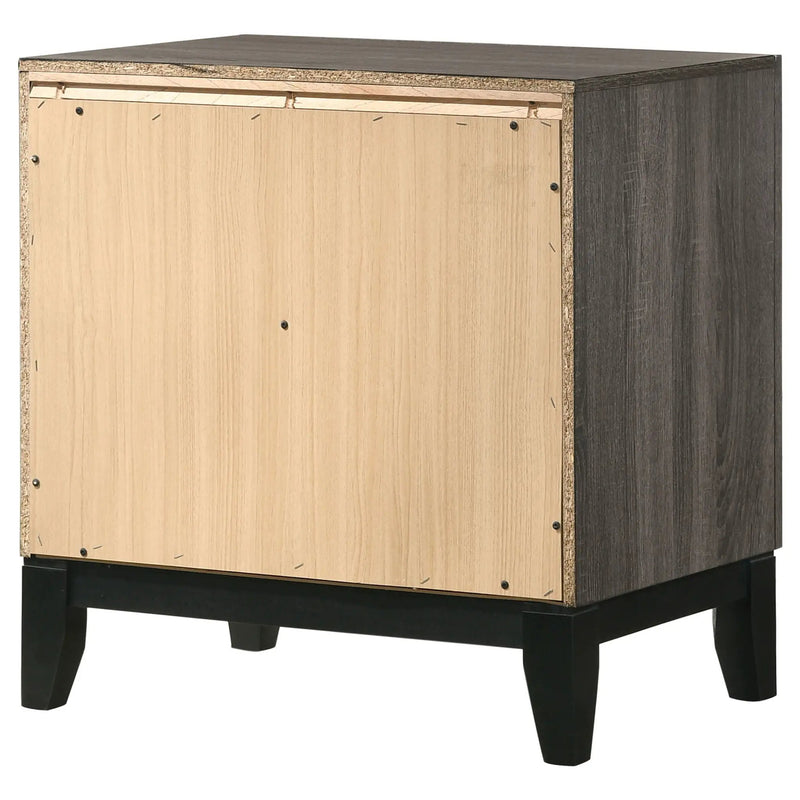Watson 2-drawer Nightstand Grey Oak by Unique Piece Furniture