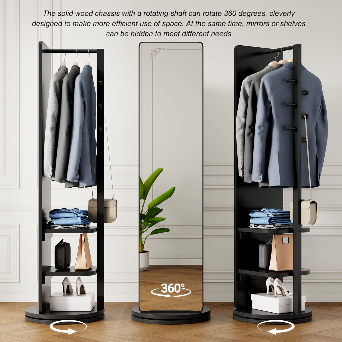 3 In 1 Multifunctional Full Length Clothing Mirror, photo 33 of 35