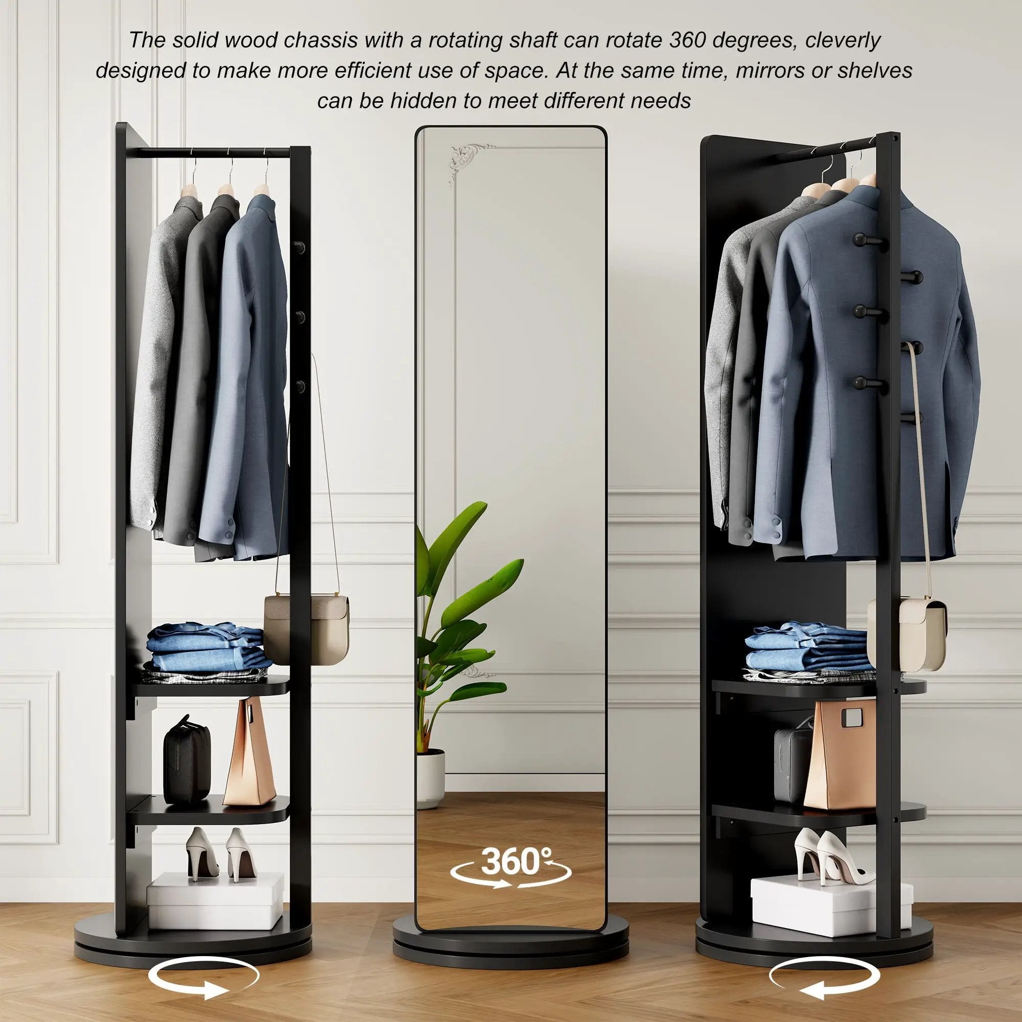3 In 1 Multifunctional Full-Length Clothing Mirror by HouseOfZazla