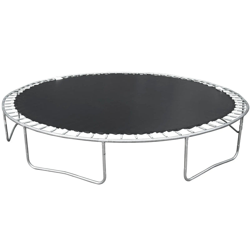 14Ft Trampoline For Adults & Kids With Basketball Hoop, Outdoor Trampolines With Ladder And Safety Enclosure Net For Kids And Adults - Blue by HouseOfZazla