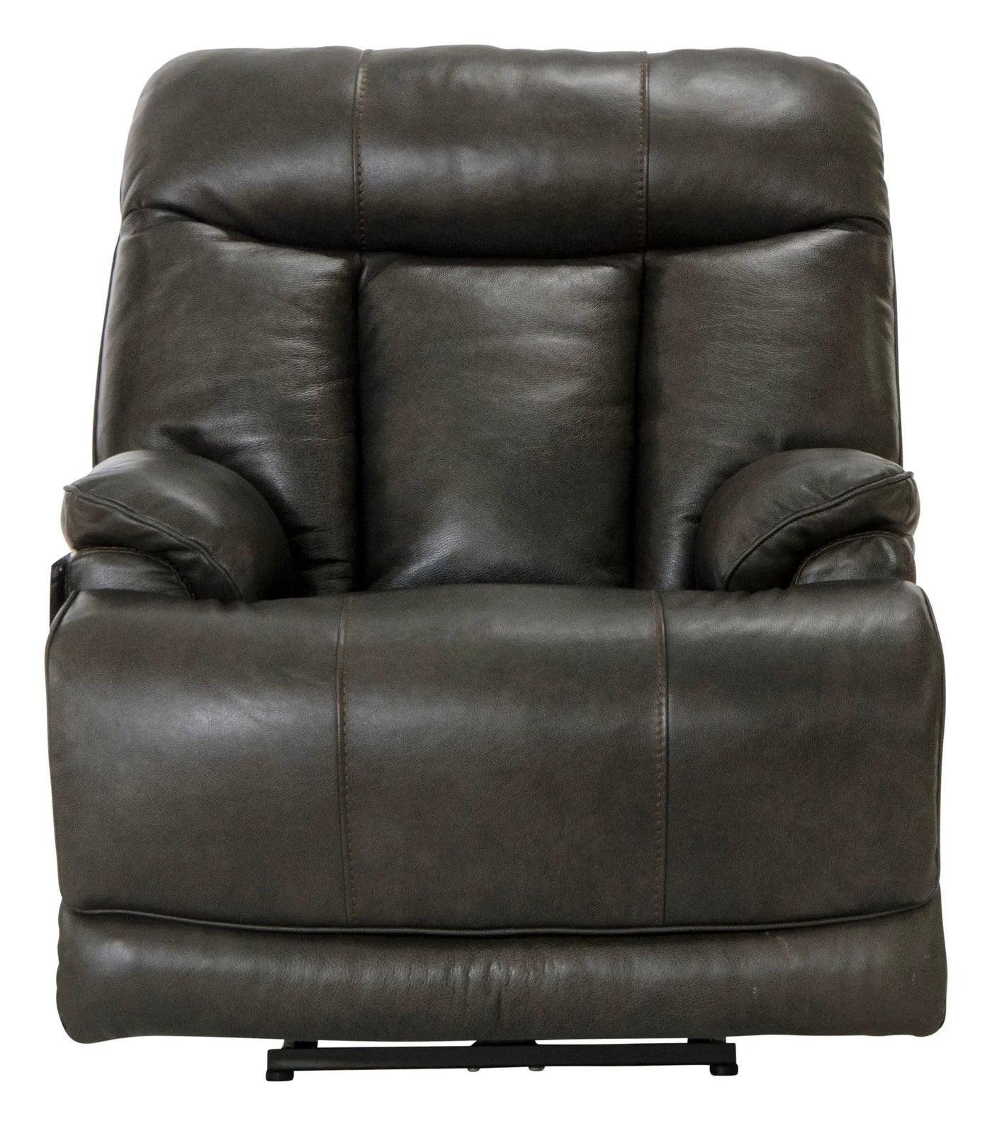 Naples - Power Lay Flat Recliner With Extended Ottoman - Chocolate by Unique Piece Furniture