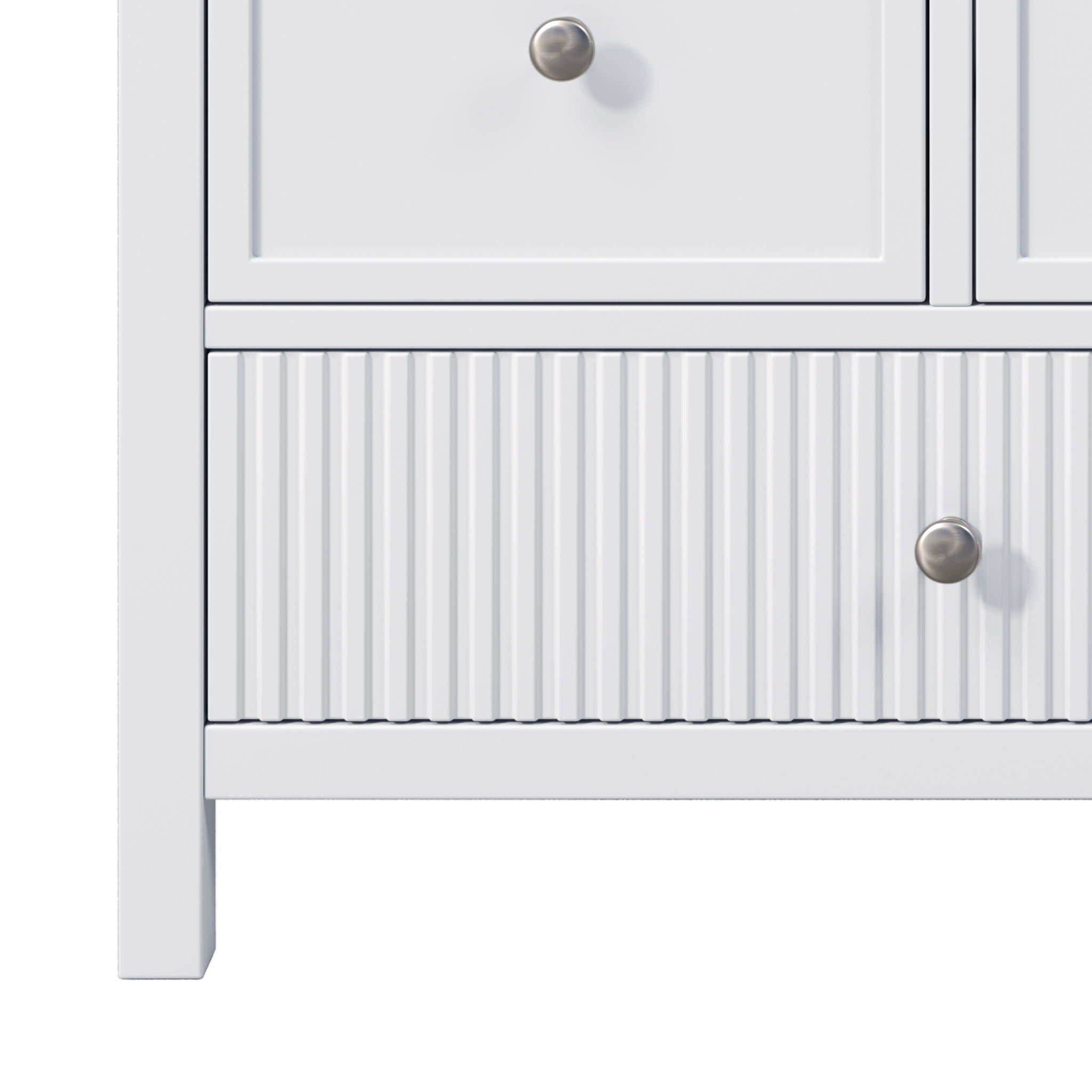 Bathroom Vanity With Separate Sink, Soft Close Doors And 4 Drawers by HouseOfZazla