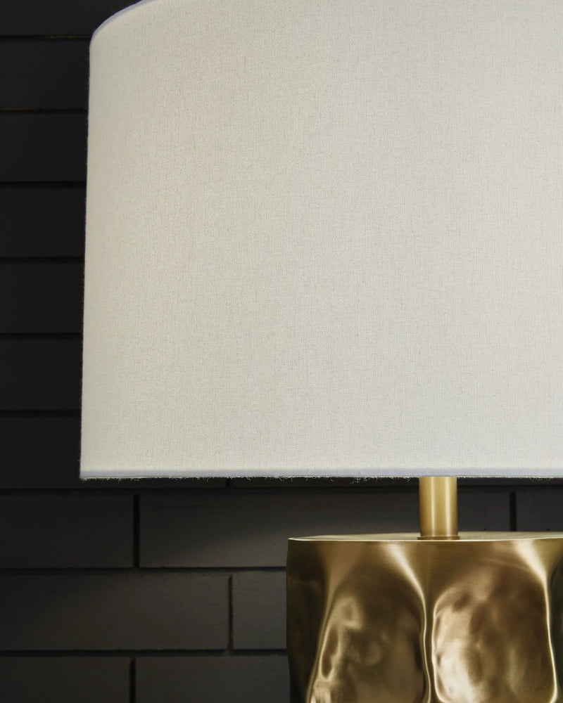 Marshawn - Metal Table Lamp - Gold Finish by Unique Piece Furniture