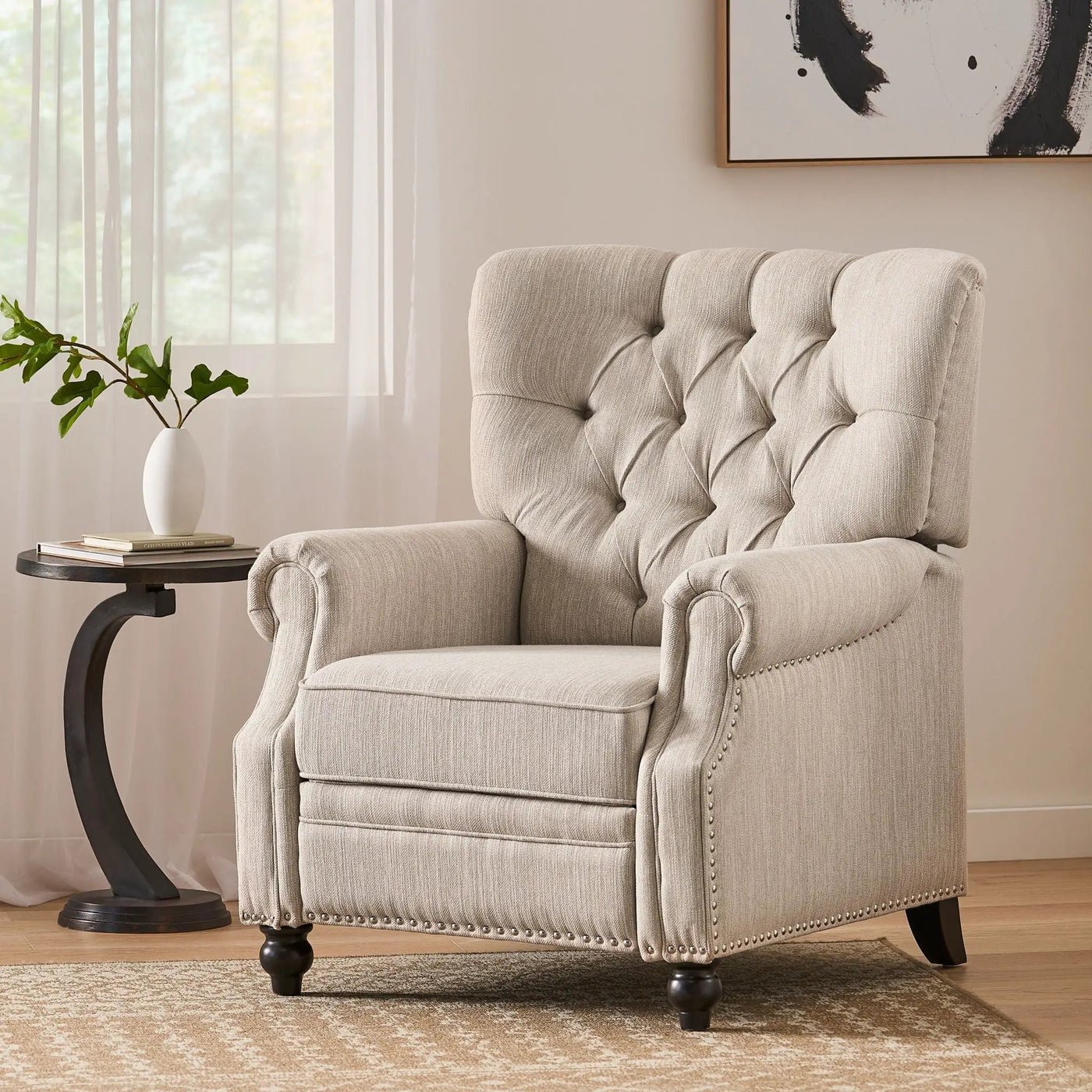 Welch Contemporary Tufted Pushback Recliner by HouseOfZazla