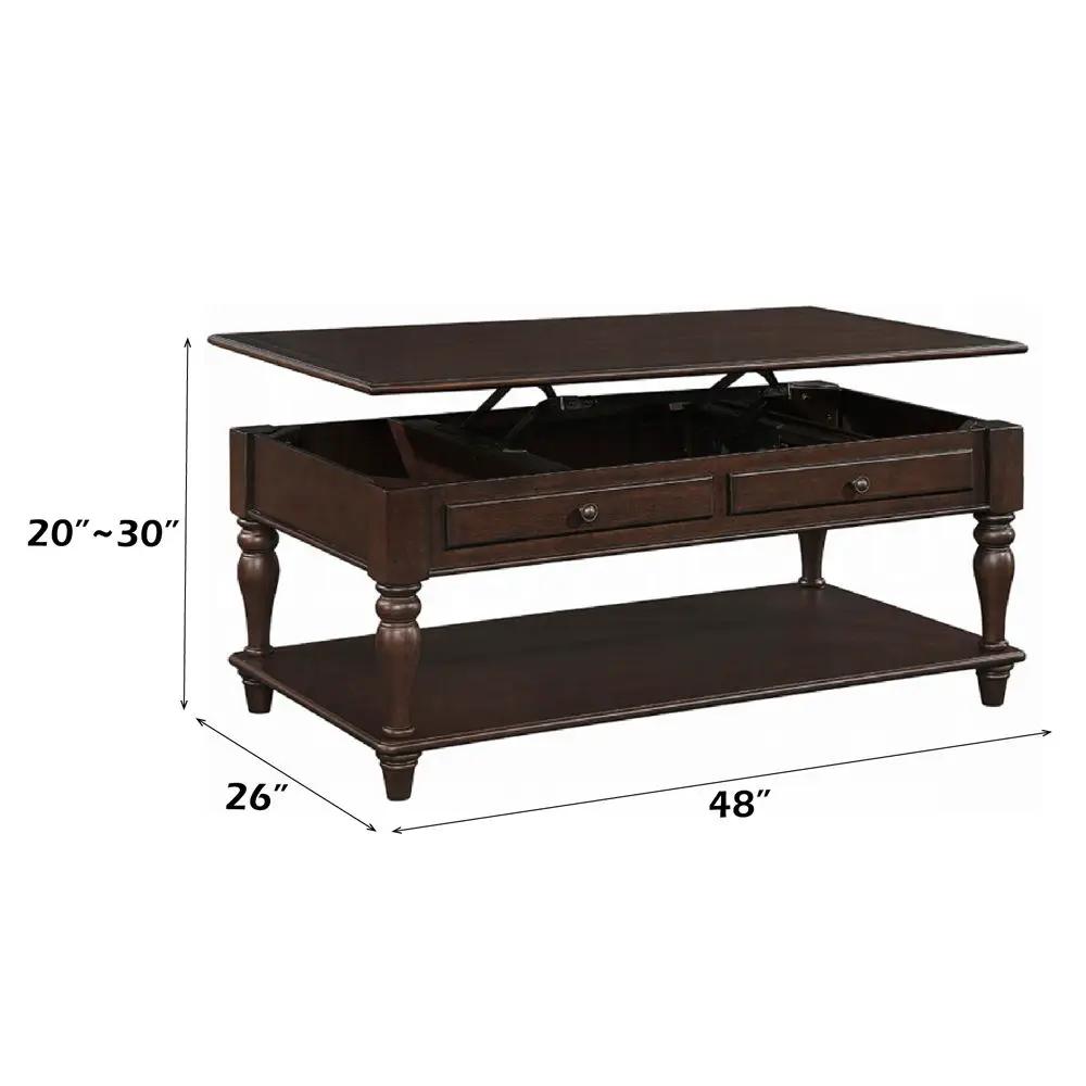 Farrel - Coffee Table With Lift Top - Walnut by Unique Piece Furniture