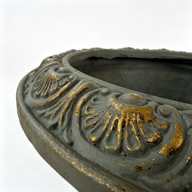 MGO Garden Planter with Drainage Hole - Antique Blue, photo 6 of 8