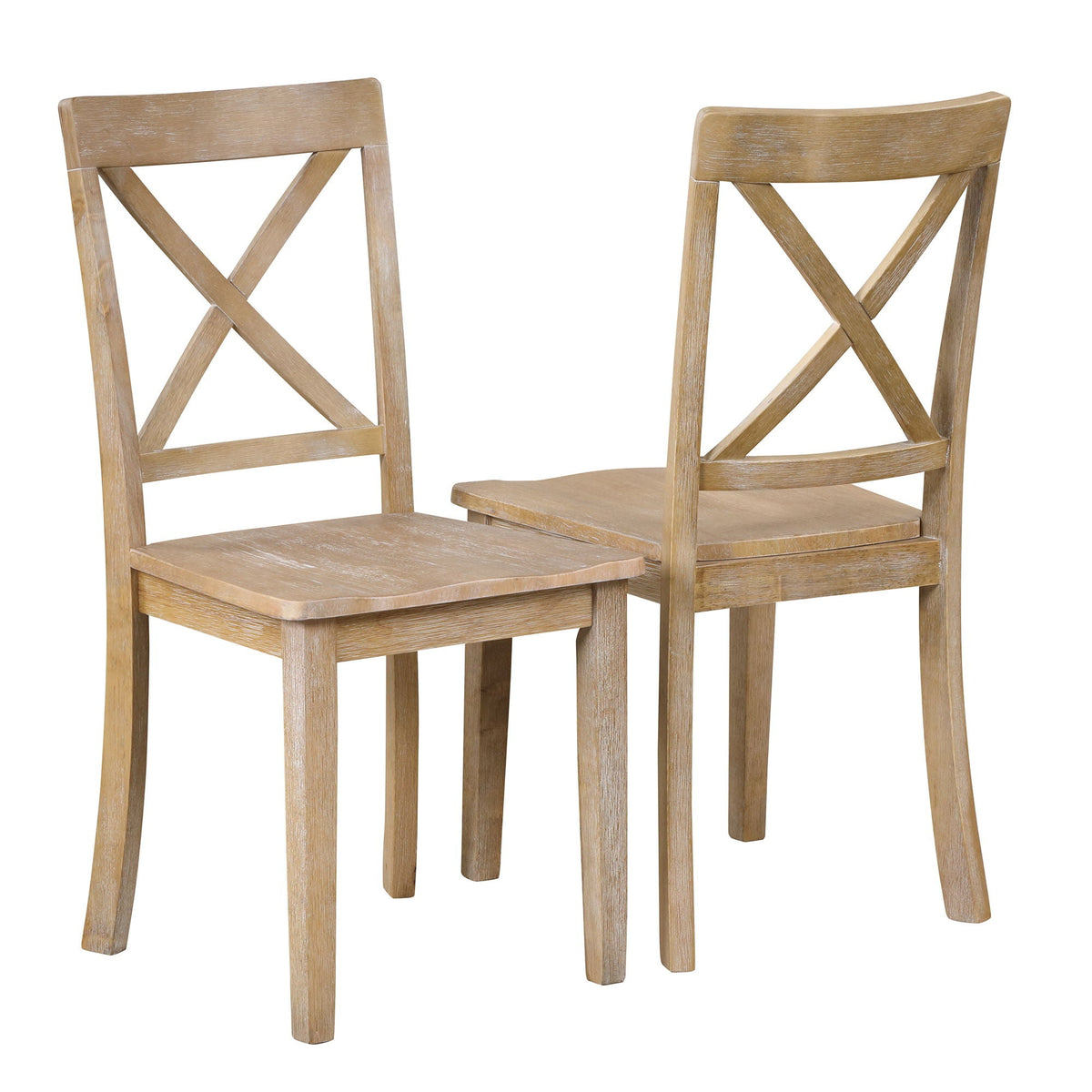 Modern Dining Table Set for 4 with Curved Back Chairs - Beige or Light Brown, photo 40 of 40