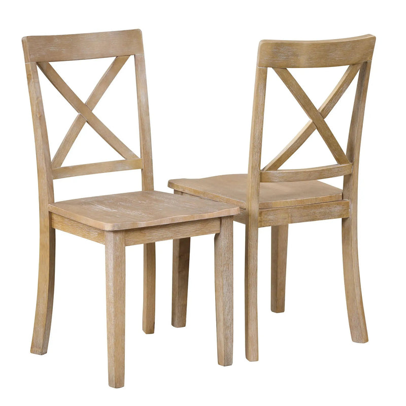 Modern Dining Table Set For 4, Round Table And 4 Kitchen Room Chairs, 5 Piece Kitchen Table Set For Dining Room, Dinette, Breakfast Nook by HouseOfZazla
