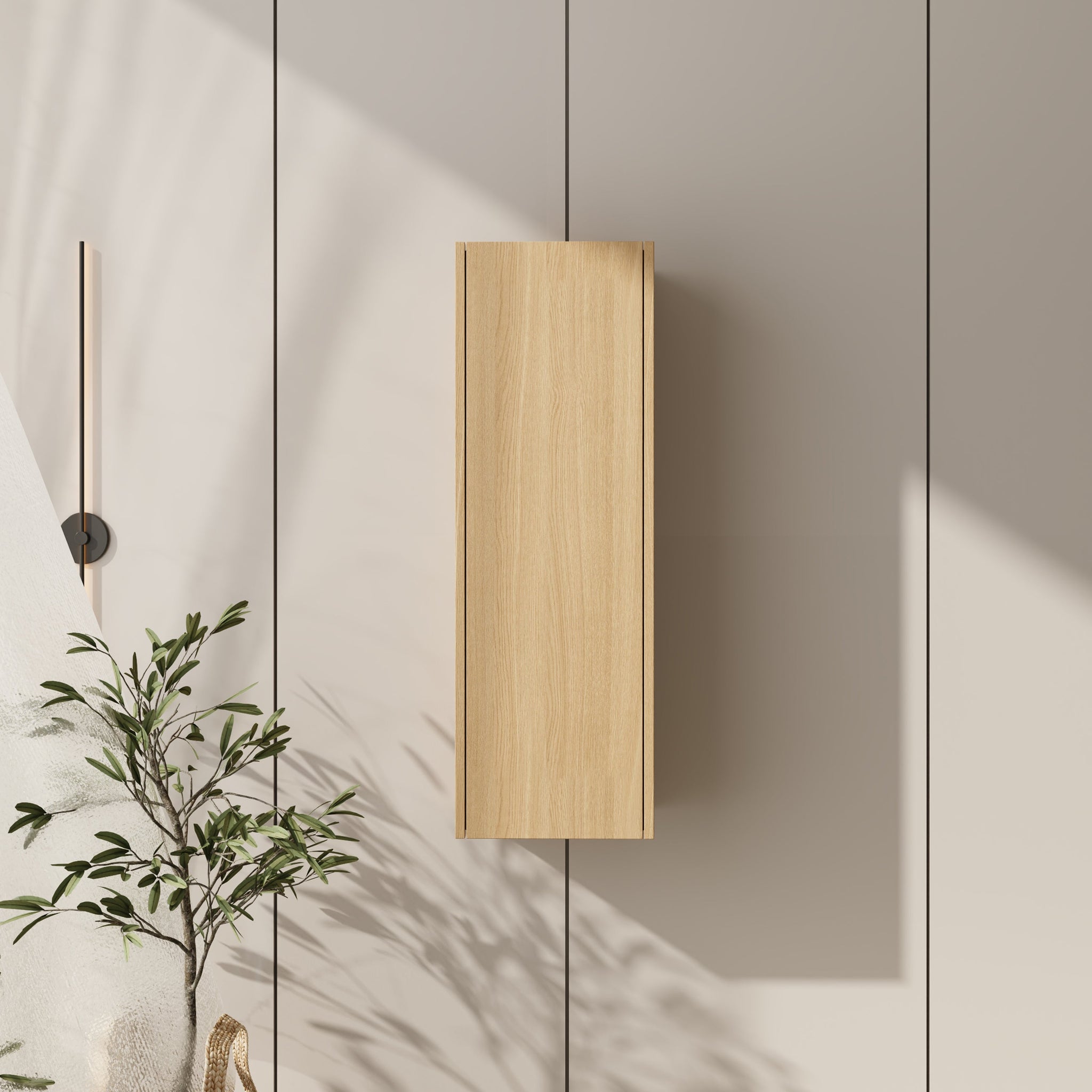 12 Inch Small Wall Mounted Side Cabinet by HouseOfZazla
