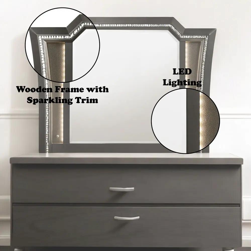 Kaitlyn - Mirror (LED) by Unique Piece Furniture