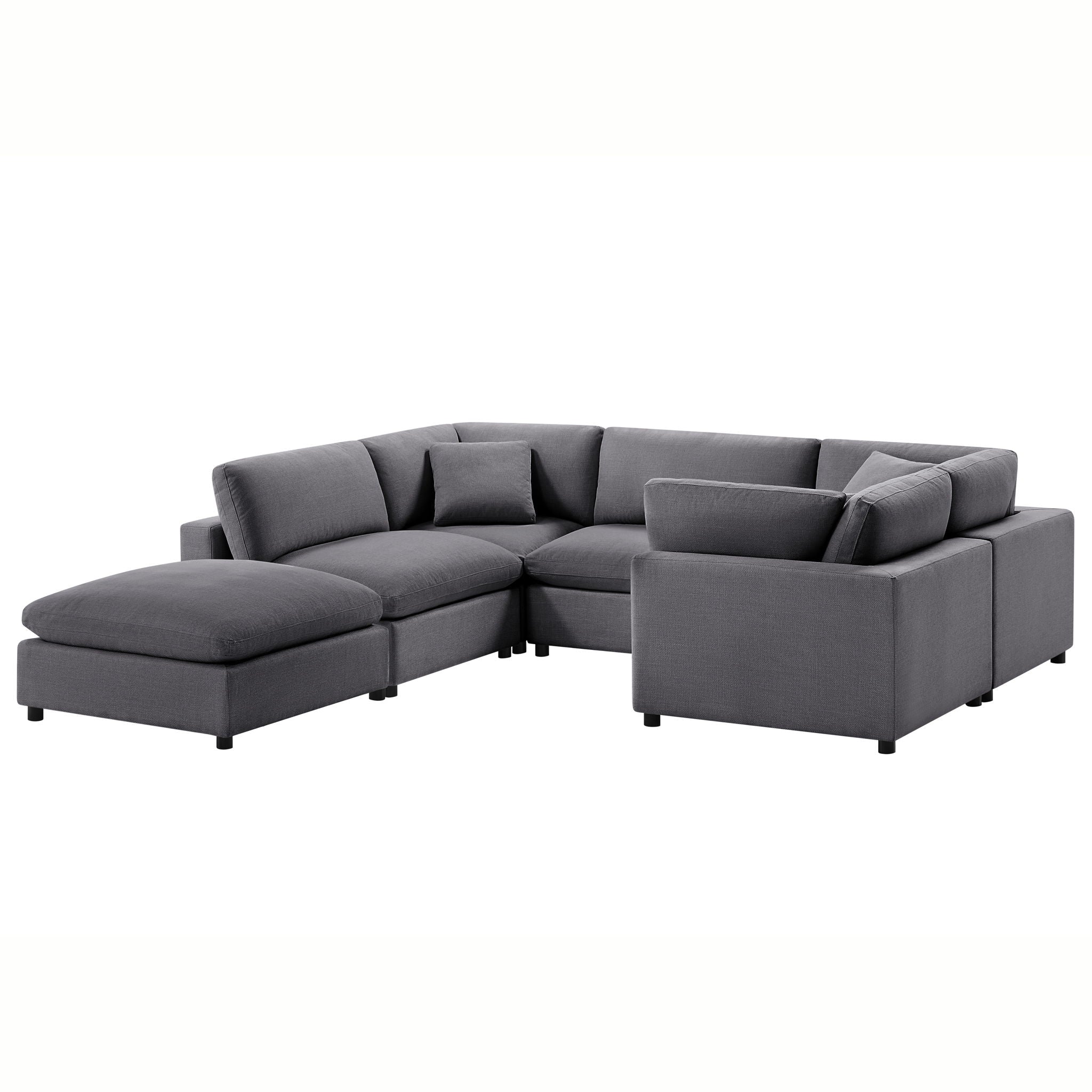 Cassandra - Sofa With Ottoman by HouseOfZazla