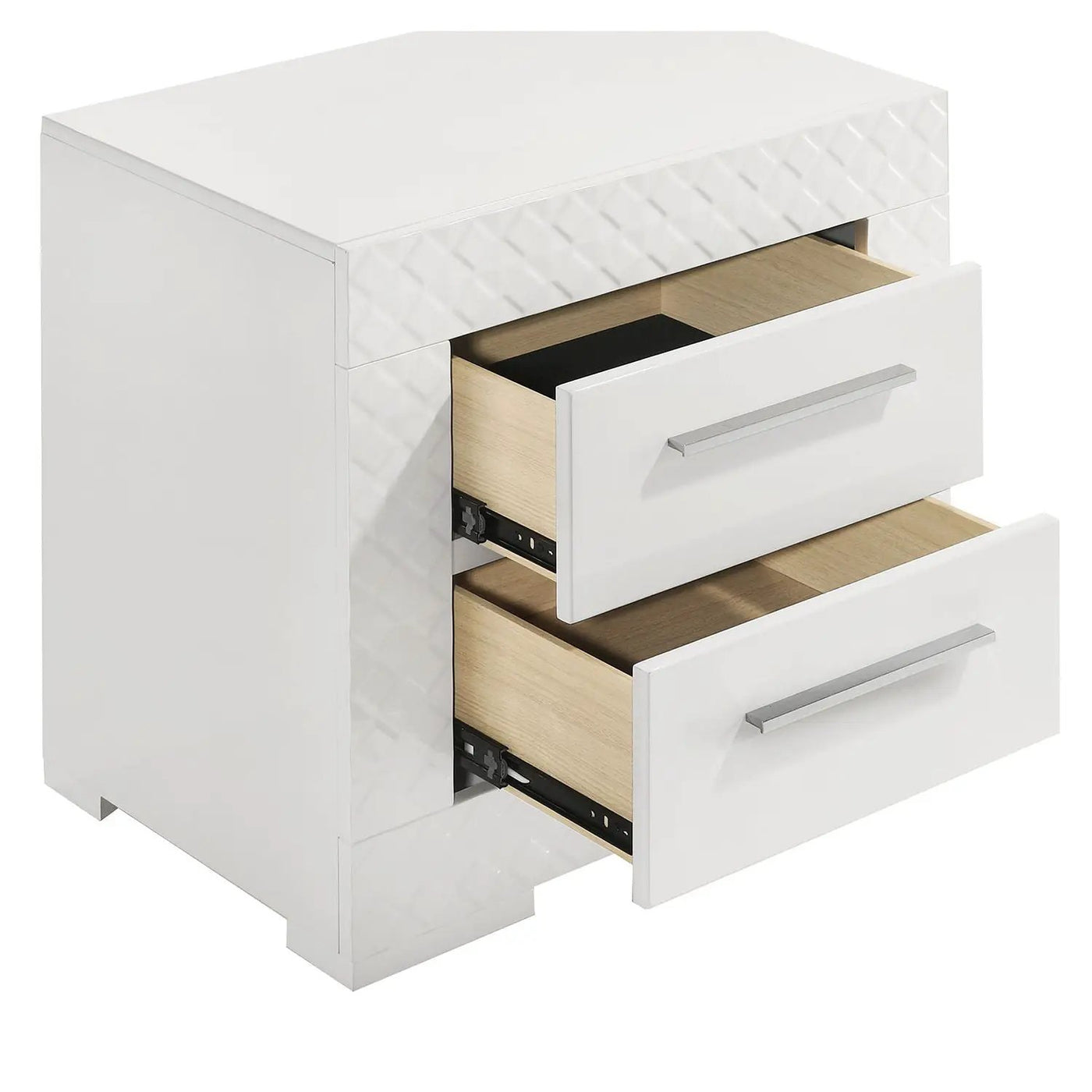 Pierce - 4 Piece Bedroom Set With LED Lighting by HouseOfZazla