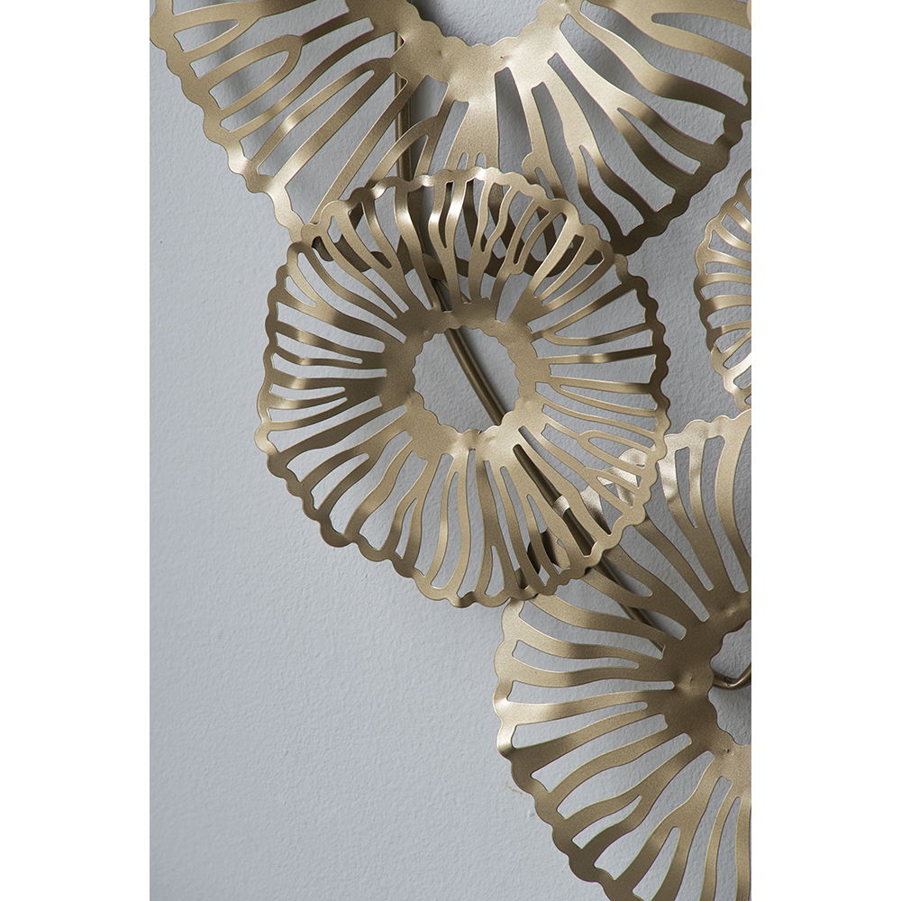 Iron Wall Art - Gold by HouseOfZazla