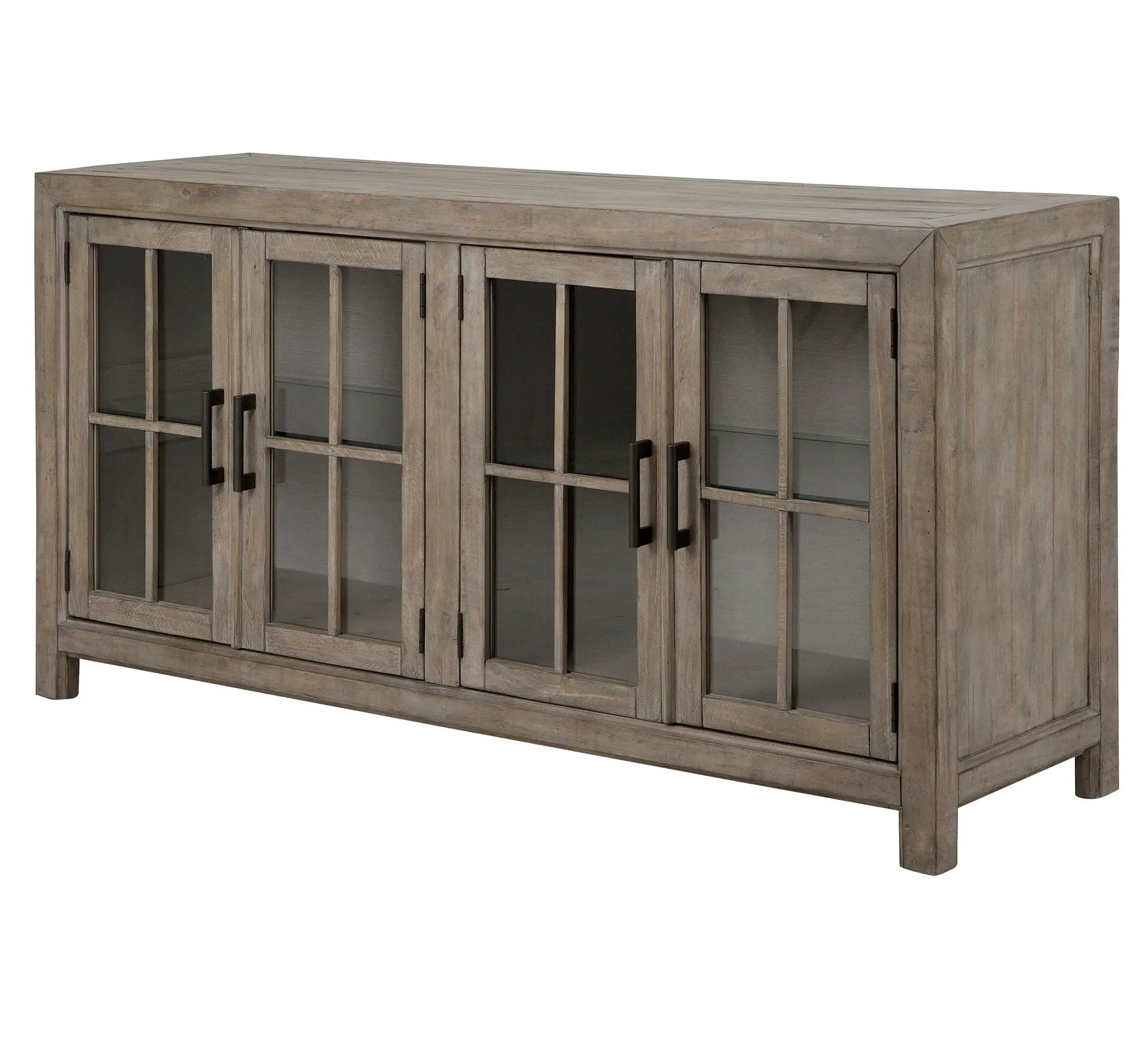 Tinley Park - Buffet Curio Cabinet - Dove Tail Gray by Unique Piece Furniture