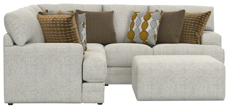 Tori - Sectional With Comfort Coil Seating, Cocktail Ottoman And Accent Pillows Included by Unique Piece Furniture