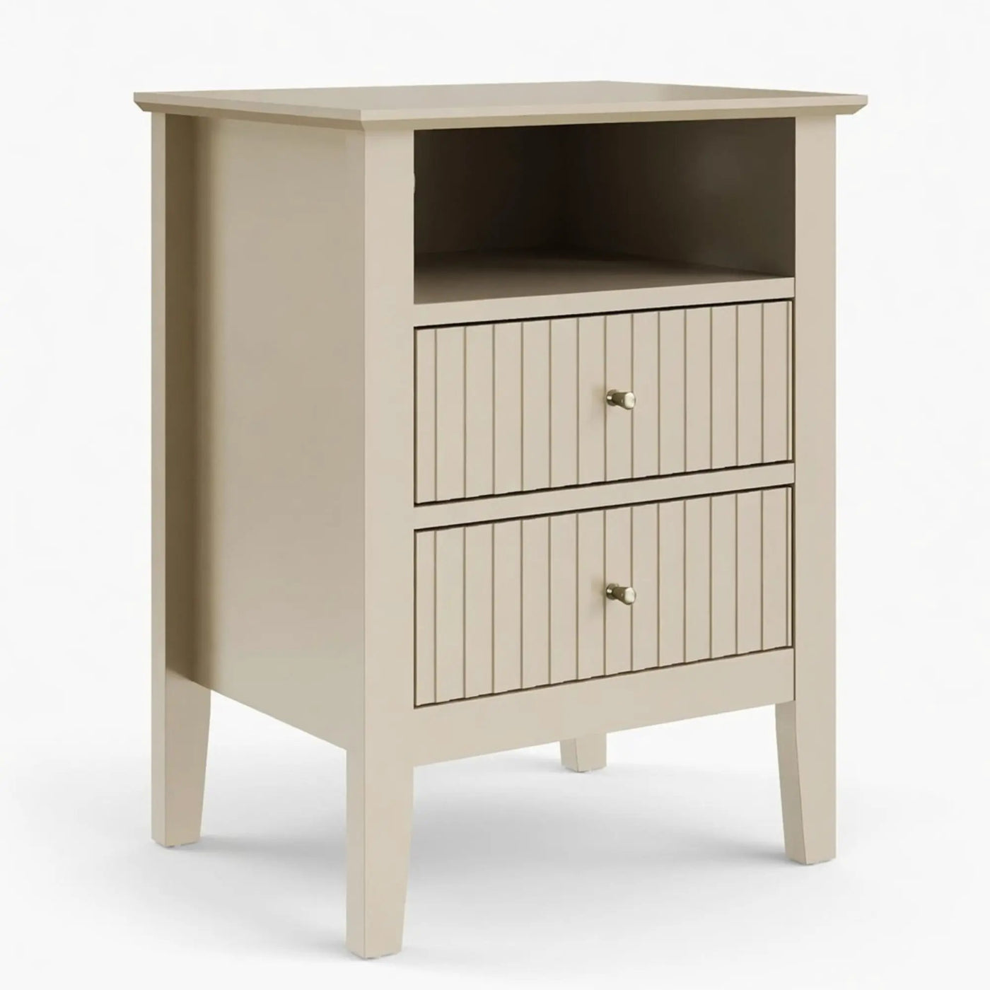 Fluted Nightstand With 2 Drawers by HouseOfZazla