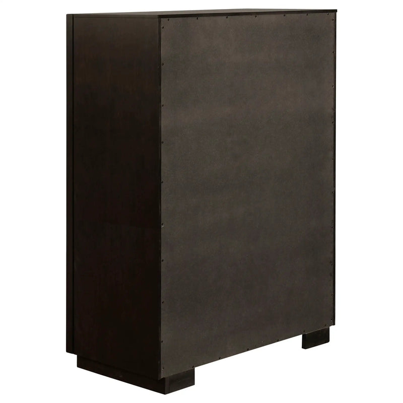 Durango 5-drawer Bedroom Chest Smoked Peppercorn by Unique Piece Furniture