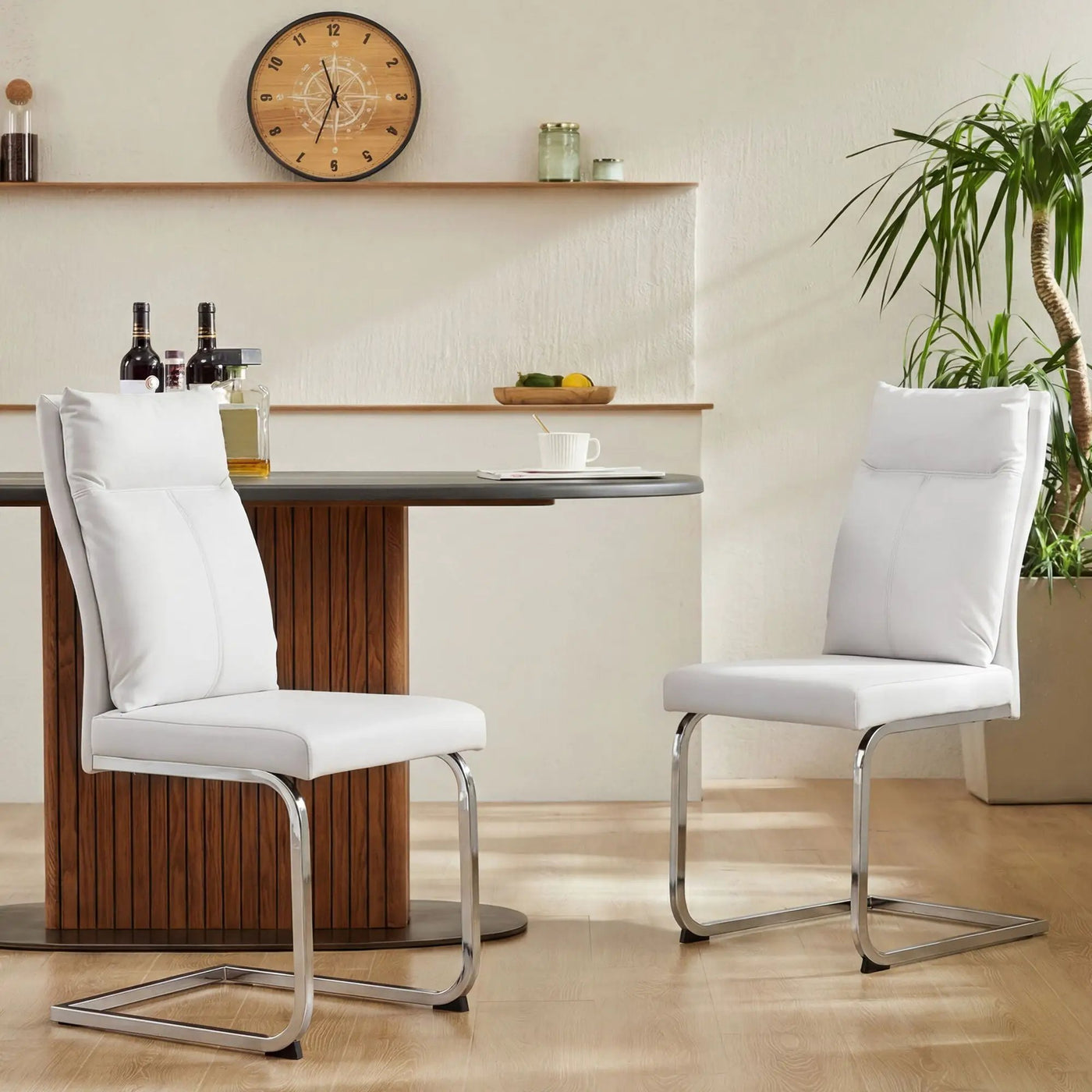 Modern Dining Chair SetWith Soft Cushion Backrest (2 Pieces) by Unique Piece Furniture