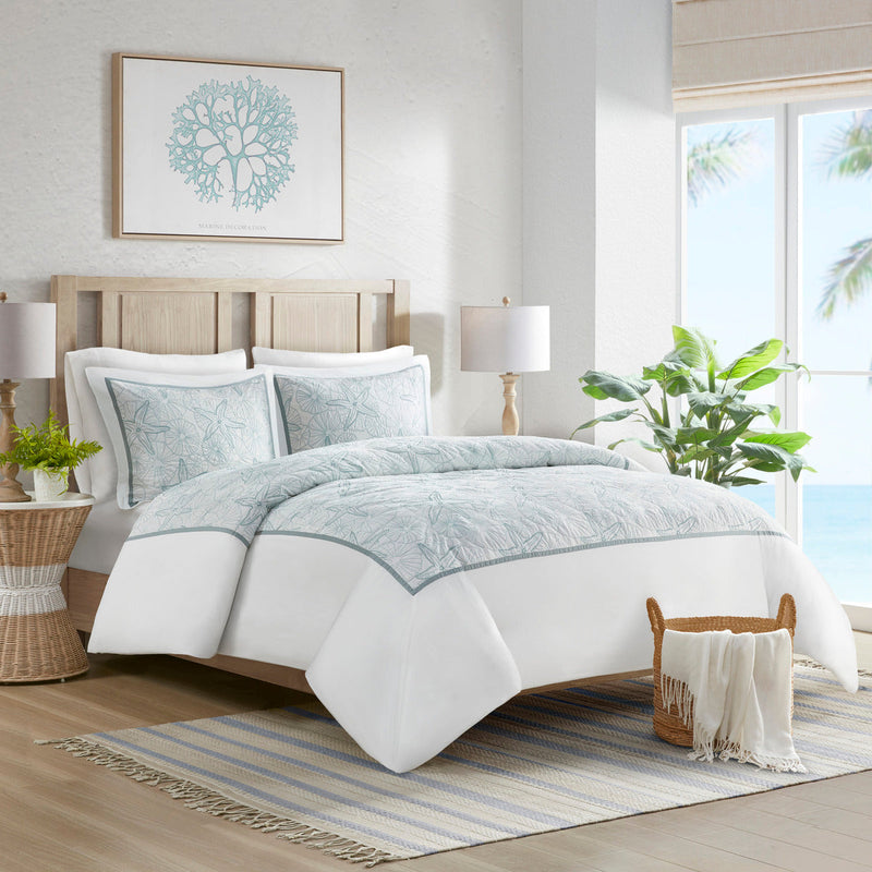 Duvet Cover Mini Set White King by HouseOfZazla