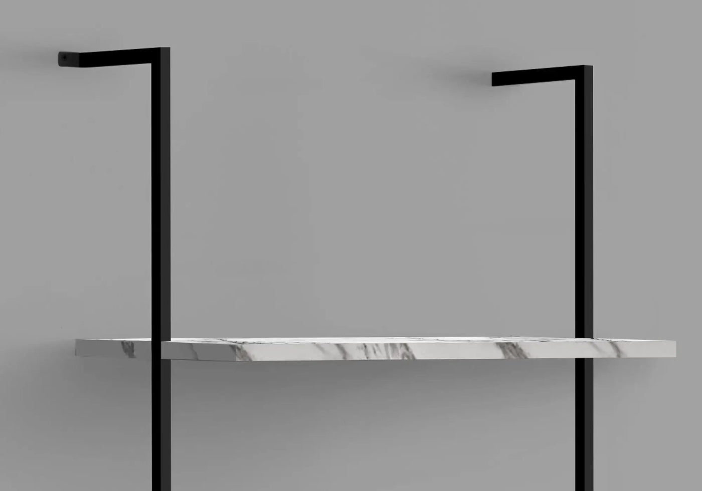 5-Tier Ladder Bookshelf with Marble Look for Office & Home by HouseOfZazla