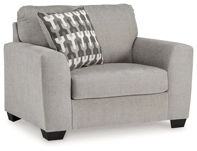 Avenal Park - Chair And A Half - Flannel by Unique Piece Furniture