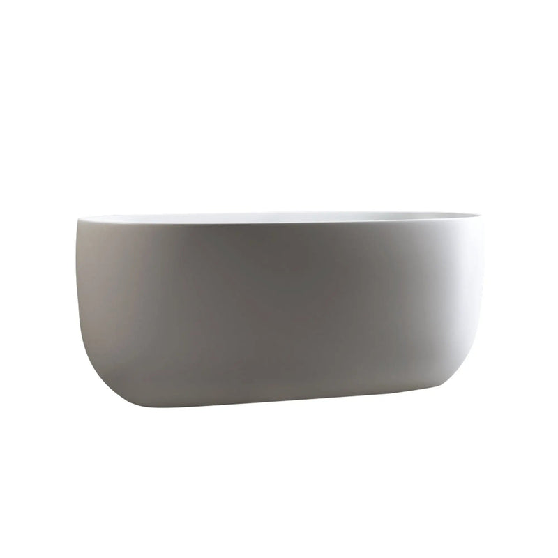 47'' Independent Solid Surface Resin Stone Bathtub by HouseOfZazla