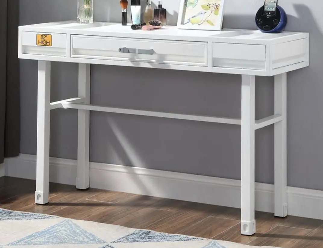 Cargo Vanity Desk With Functional Storage by HouseOfZazla