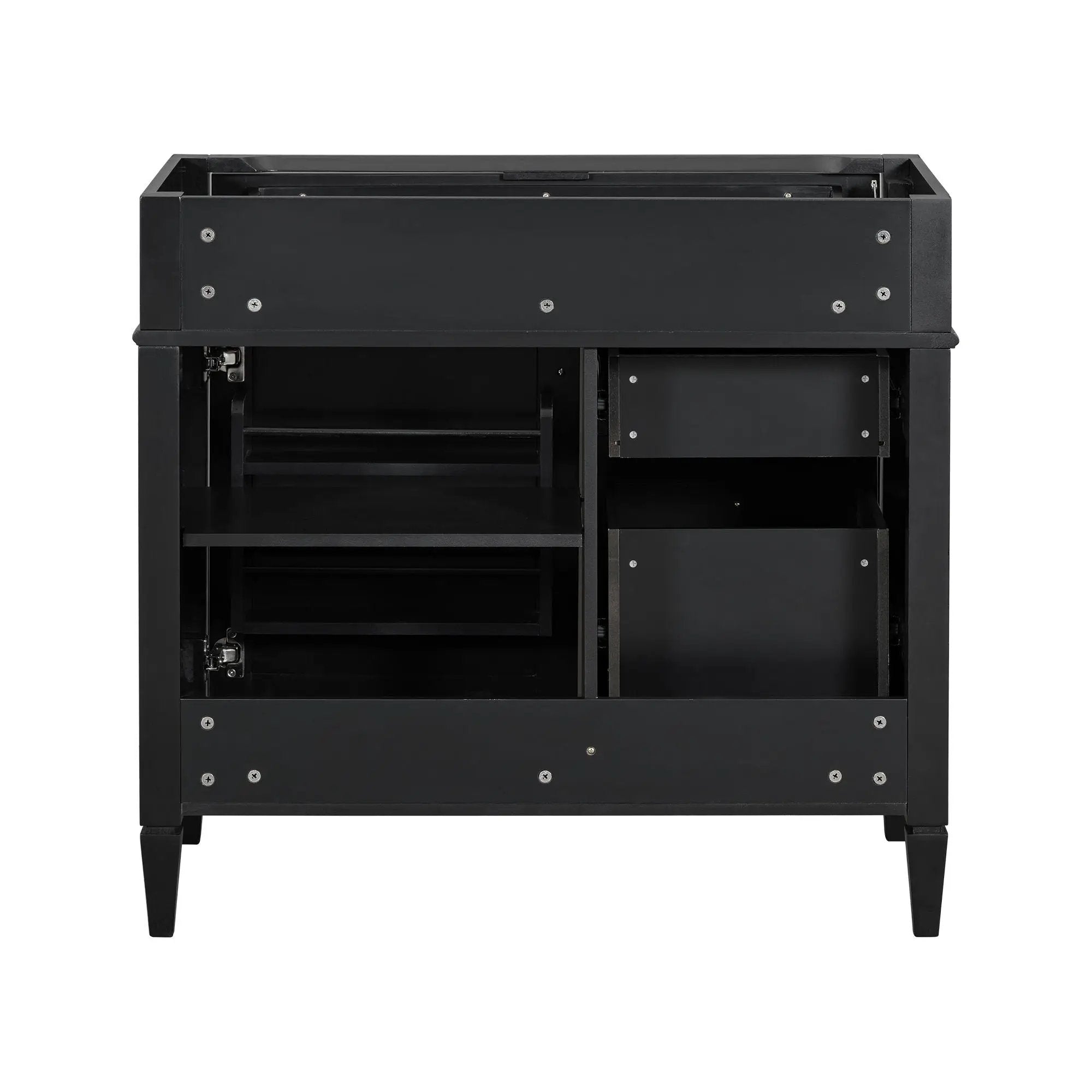 Bathroom Vanity With 2 Drawers And Tip-Out Drawer, Storage Cabinet