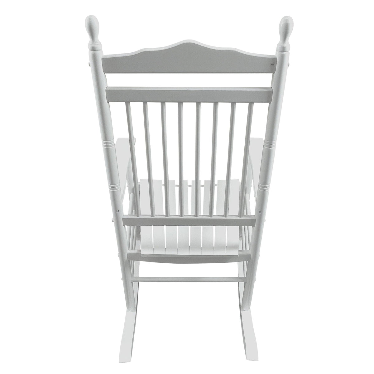 Wood Rocking Chair with Wide Seat - White or Black, photo 16 of 19