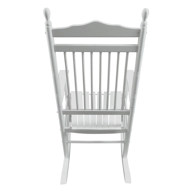 Balcony Porch Adult Rocking Chair - Wood by HouseOfZazla